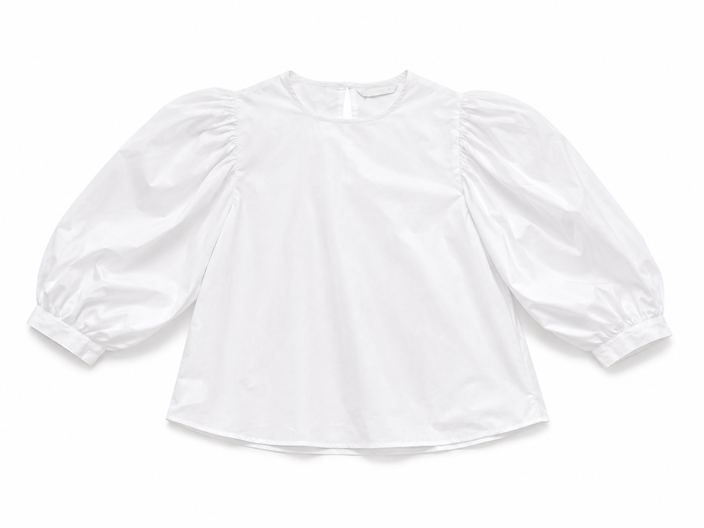 Chemise blanche boutons en arrière